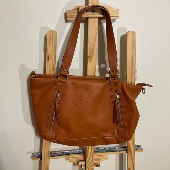 Inc international concepts, large brown bag, faux leather purse - Picture 1 of 13